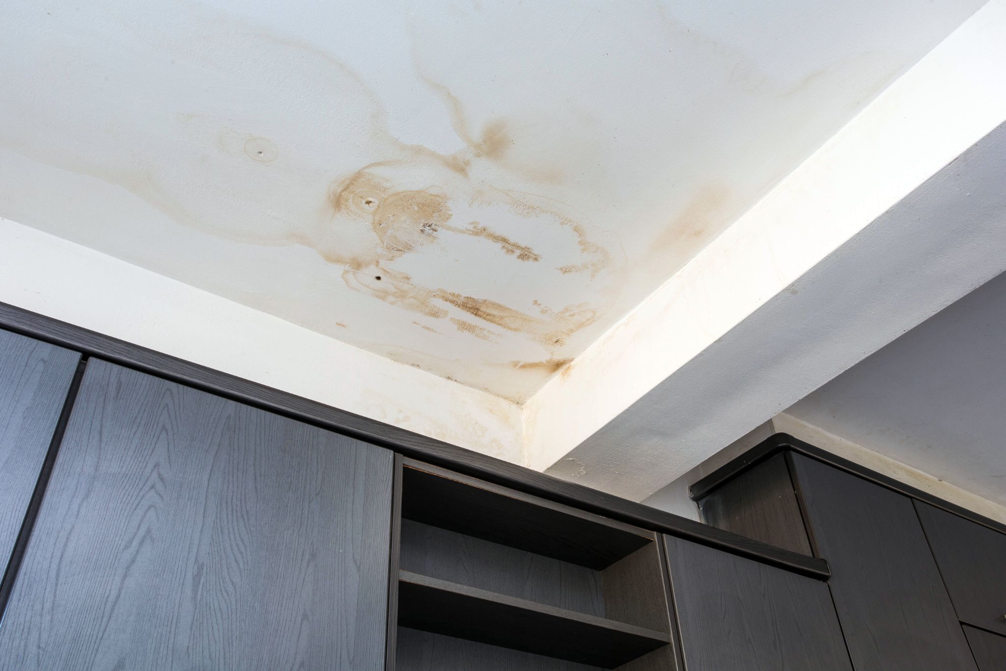 Interior water damage repair