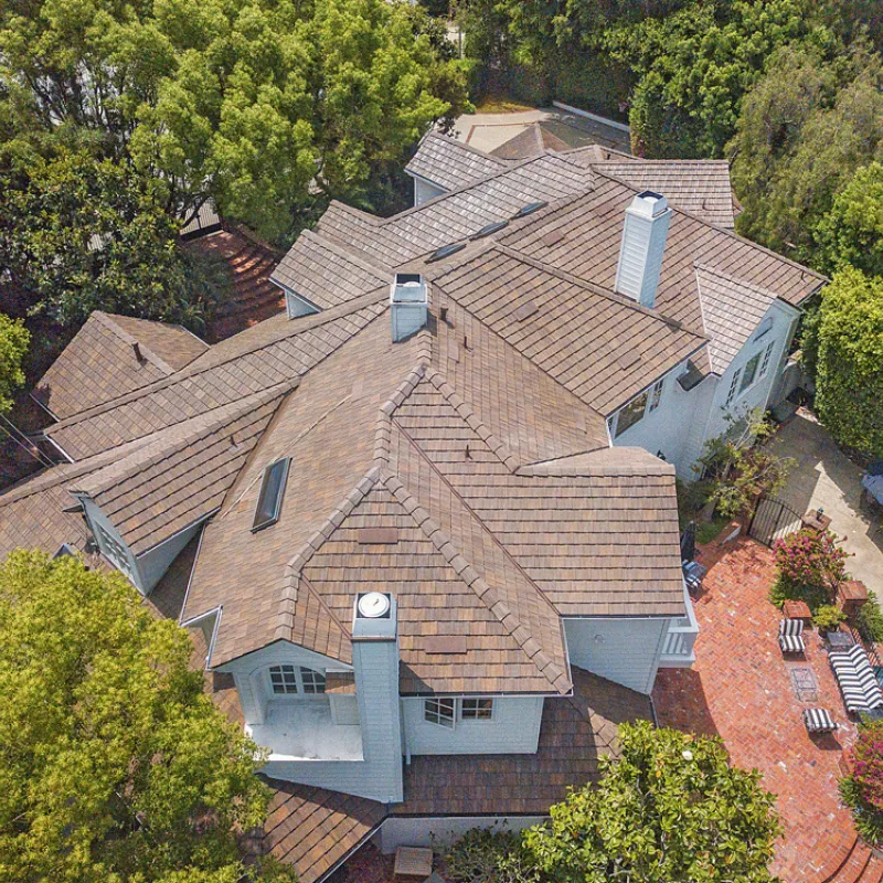 Westlake Royal US Tile Cedarlite 600 in Autumnwood; manufacturer inspiration, not a BRS project